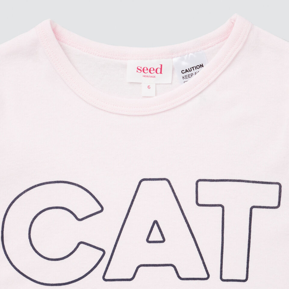 Cat Nap Slogan Pyjamas  