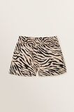 Zebra Pleat Shorts    hi-res