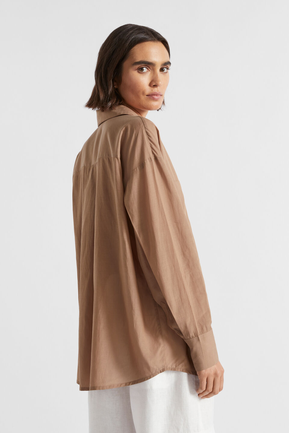 Voile Relaxed Shirt  Woodland