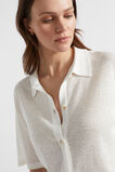 Linen Polo Shirt  Cloud Cream  hi-res