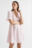 Stripe Linen Mini Dress  Tulip Pink Stripe  hi-res