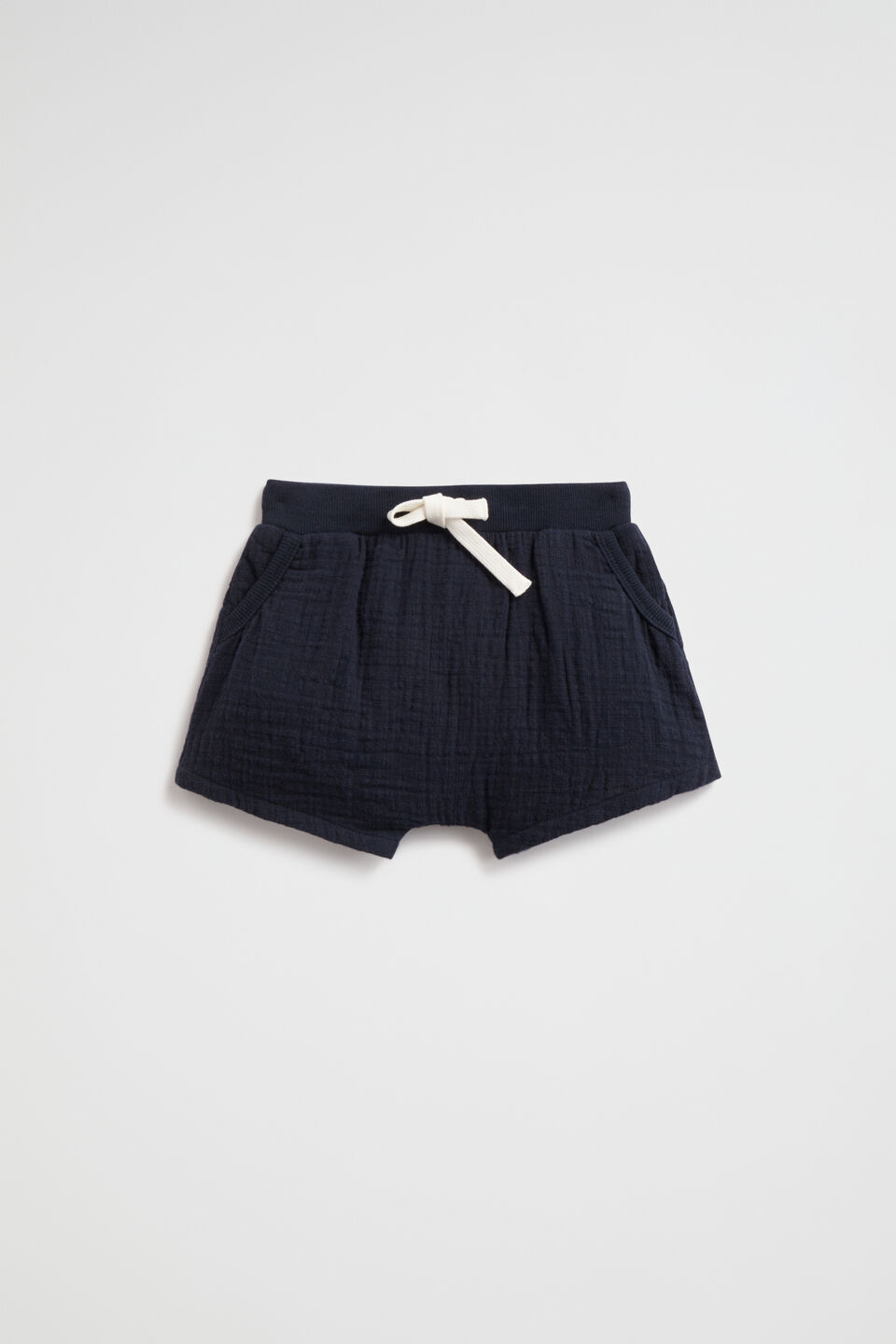 Cheesecloth Short  Midnight Blue