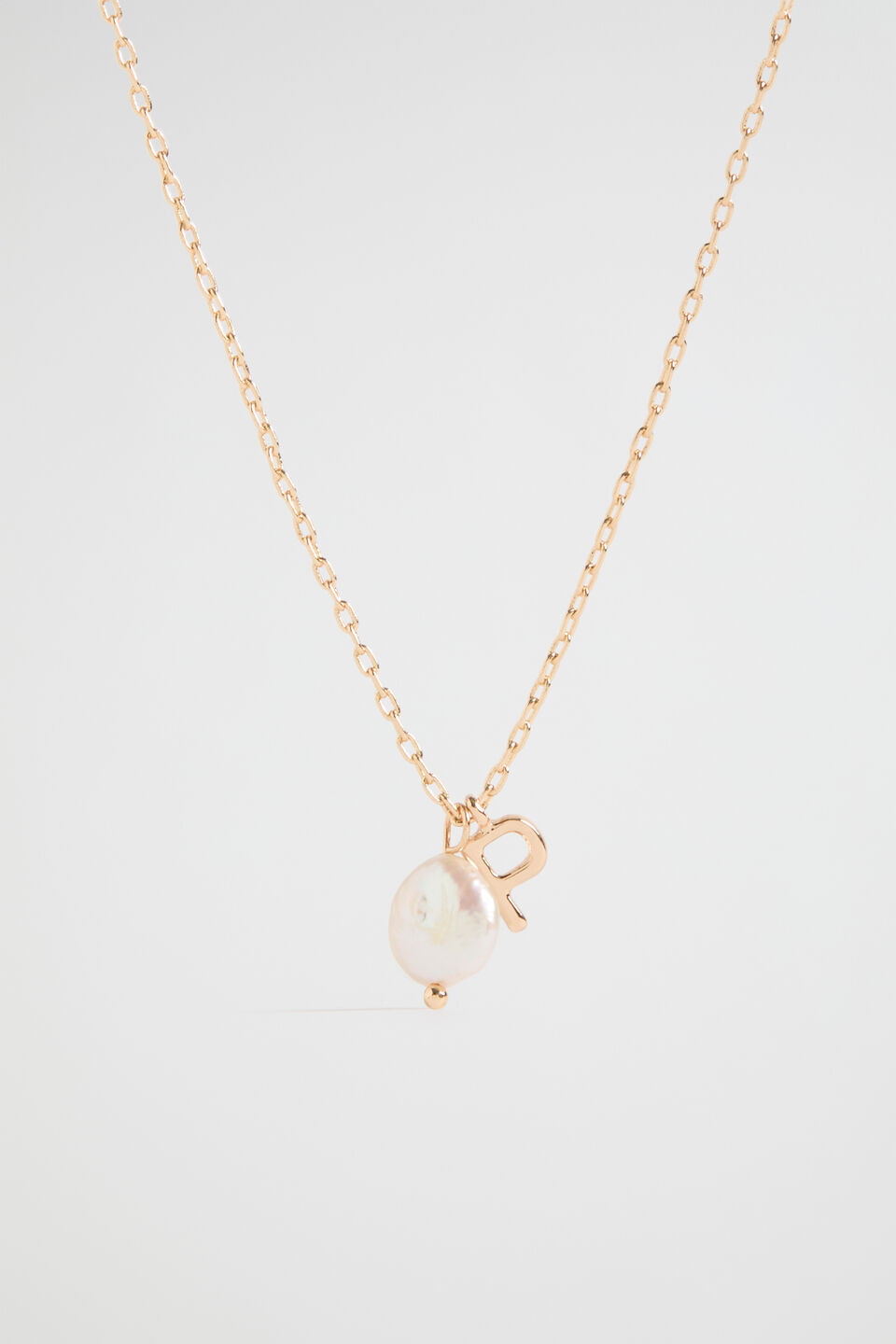 Pearl Alphabet Necklace  P