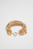 Layered Snake Chain Bracelet  Gold  hi-res