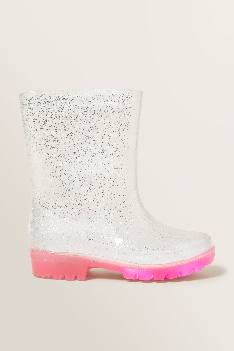 Clear Light Up Gumboots  