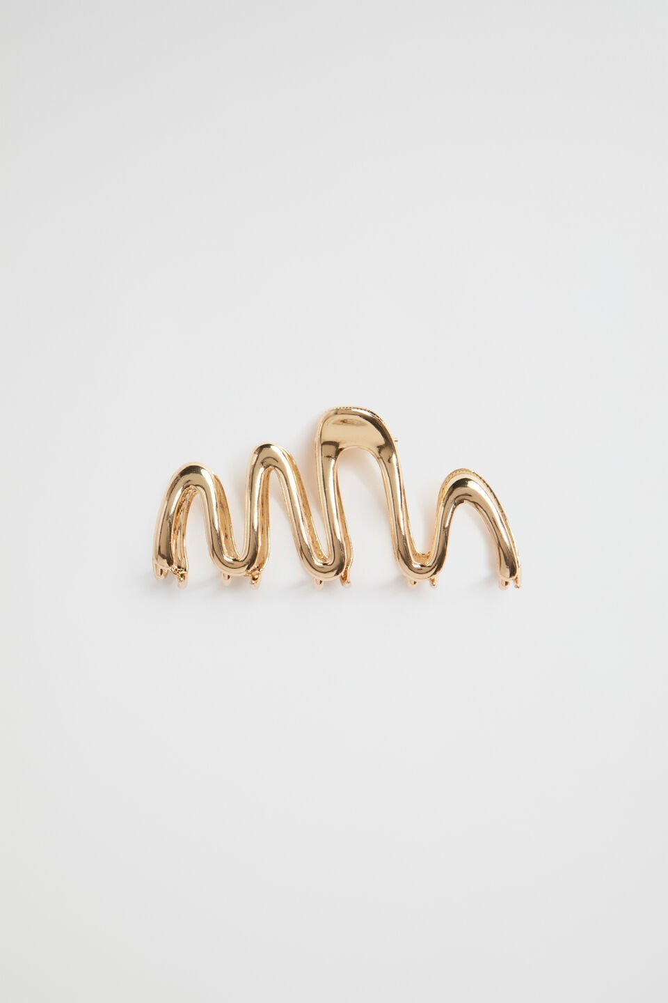 Metal Wave Claw  Gold