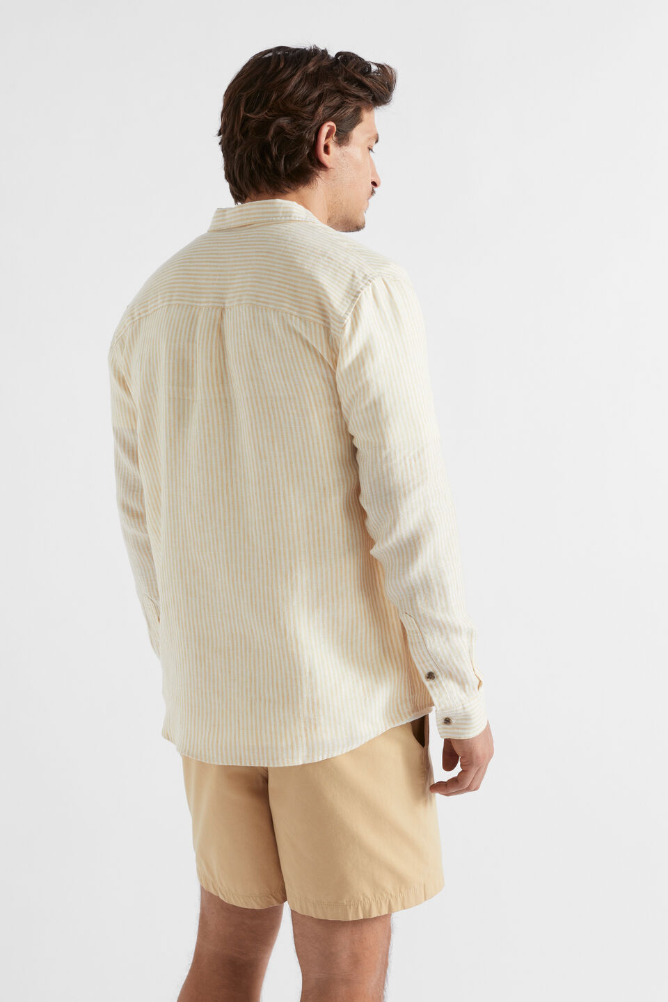 Linen Shirt  Sand Stripe