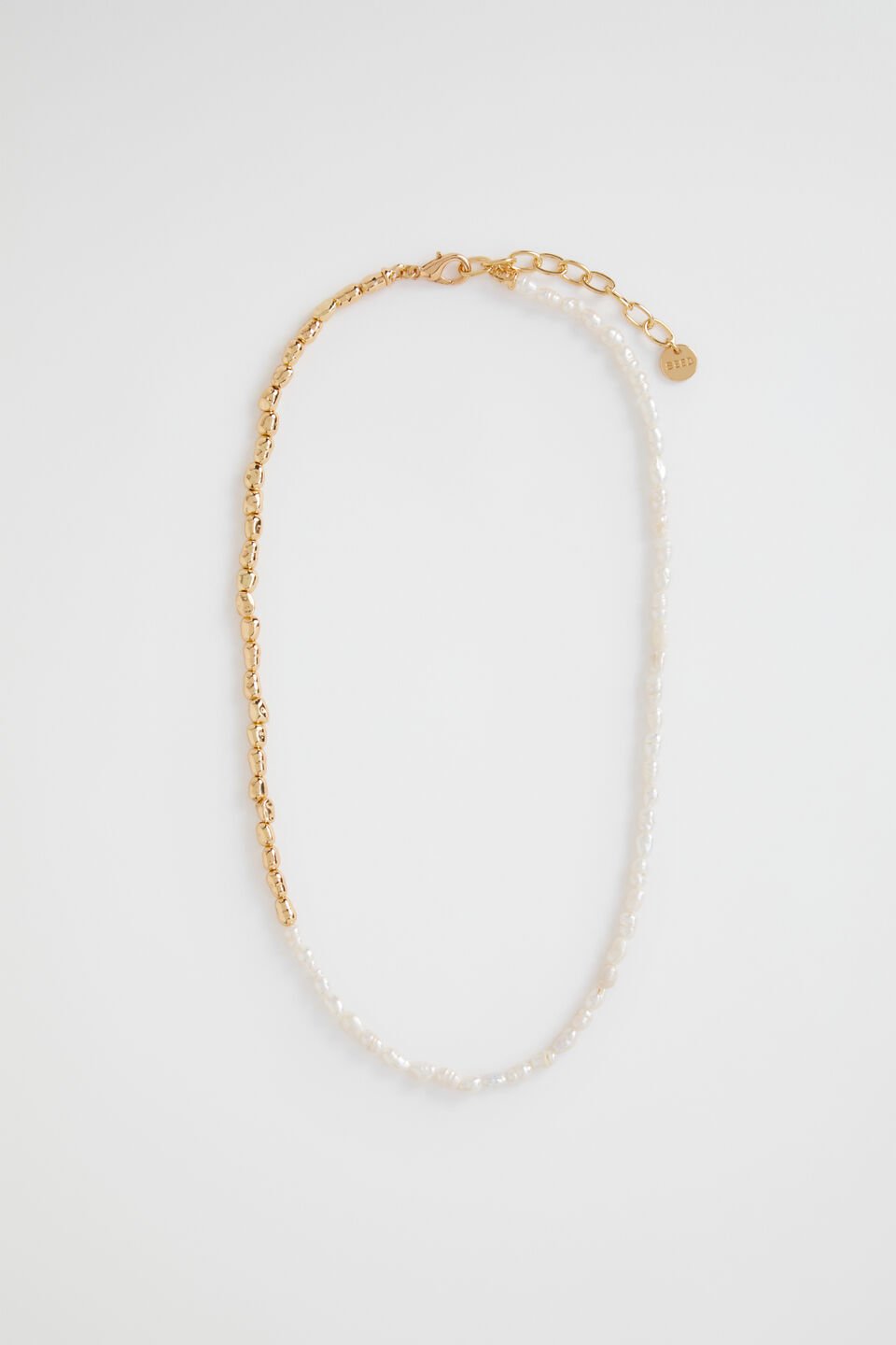 Mini Pearl Necklace  Gold