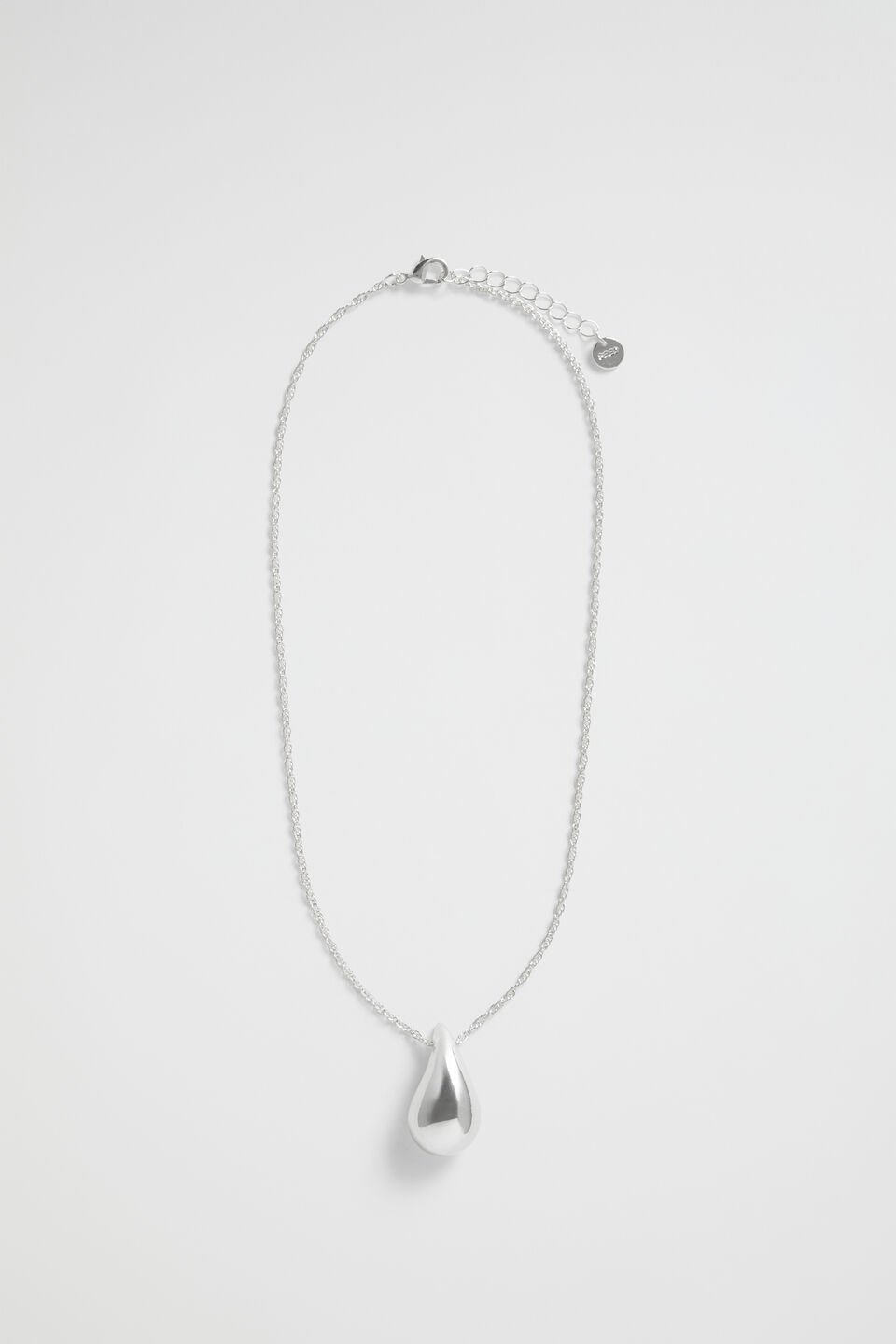 Drop Necklace  Silver