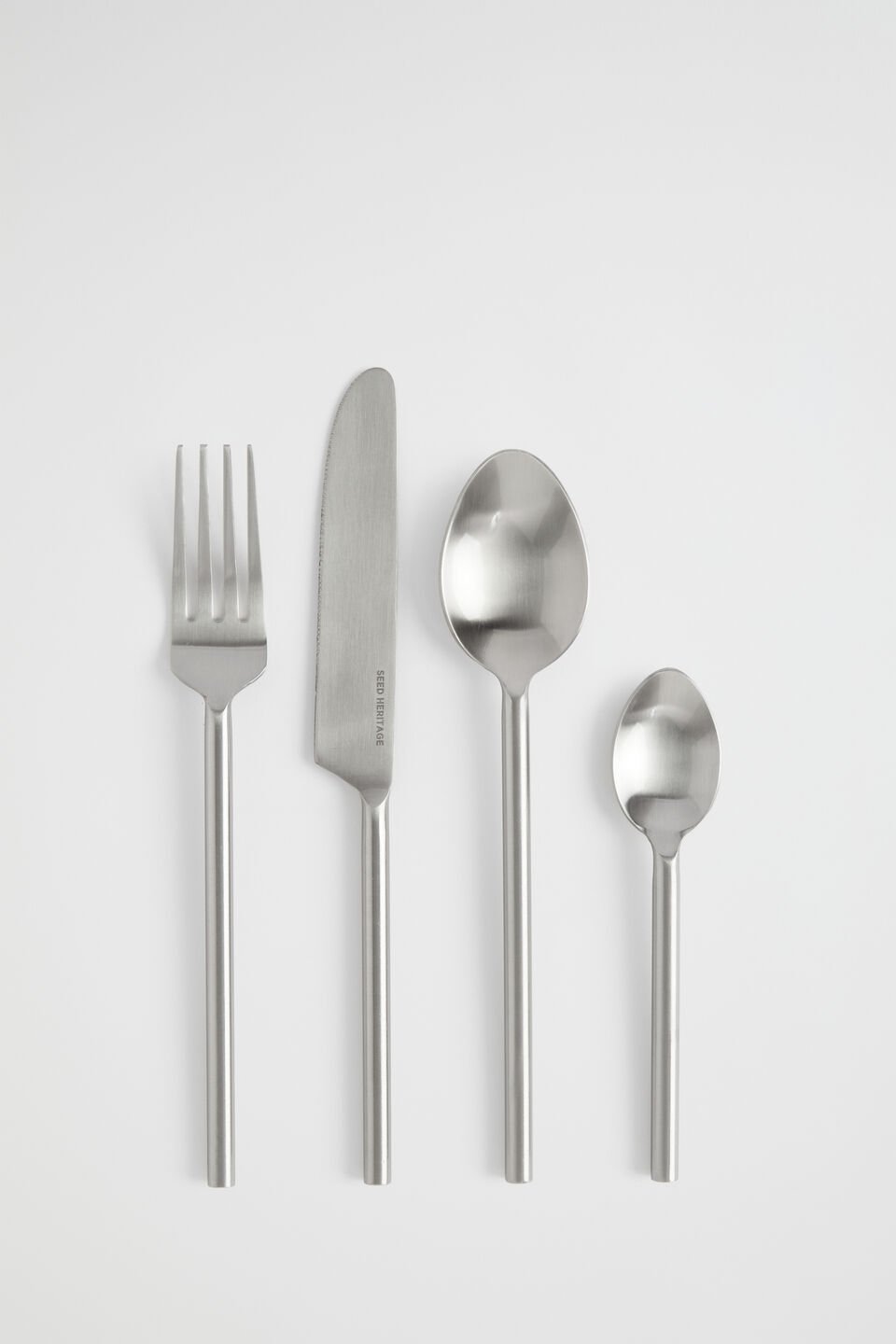 Apollo Cutlery Set Of 16  Brushed Silver