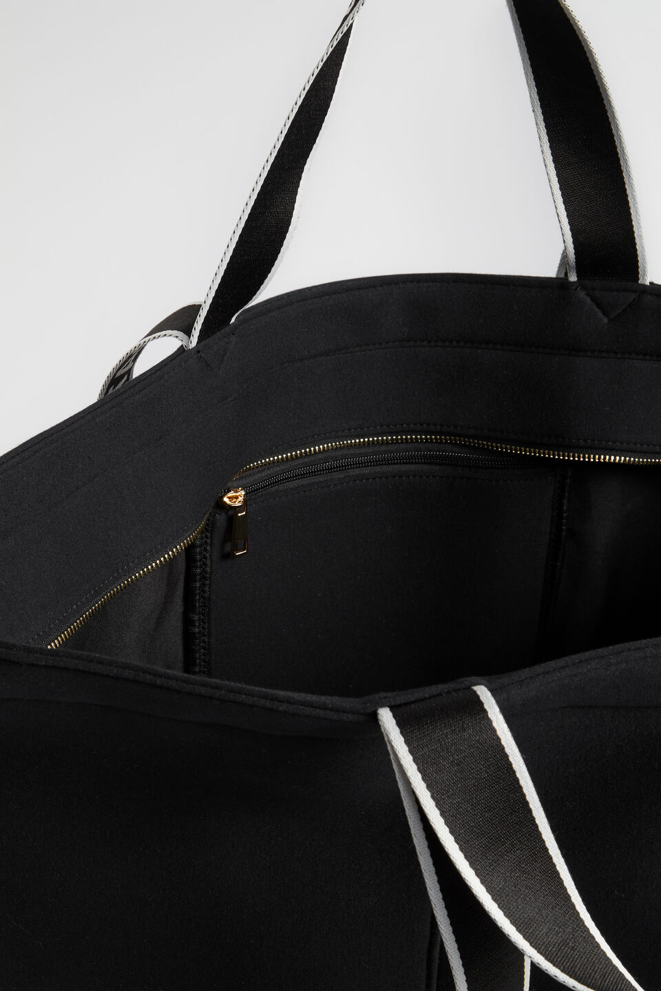 Seed Jersey Overnight Tote  Black