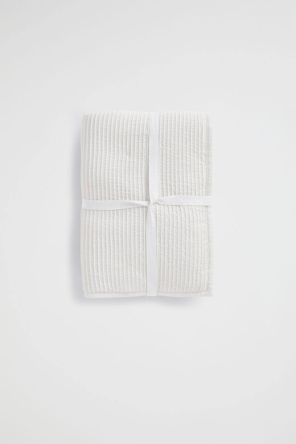 Nia Pleat Standard Pillowcase Set of 2  Cloud Cream