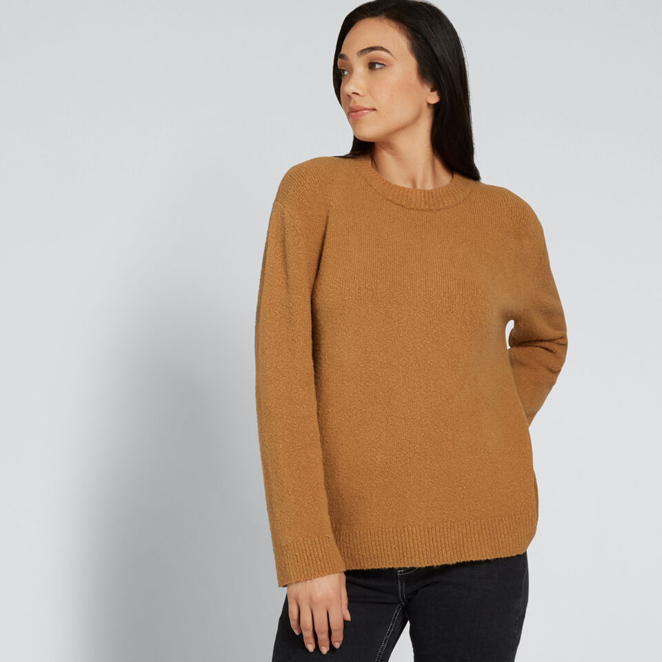 Relaxed Textured Sweater  