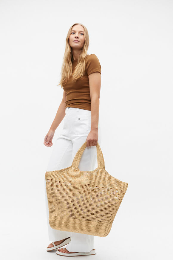 Australian Cotton Rib Tee  Cinnamon Spice  hi-res