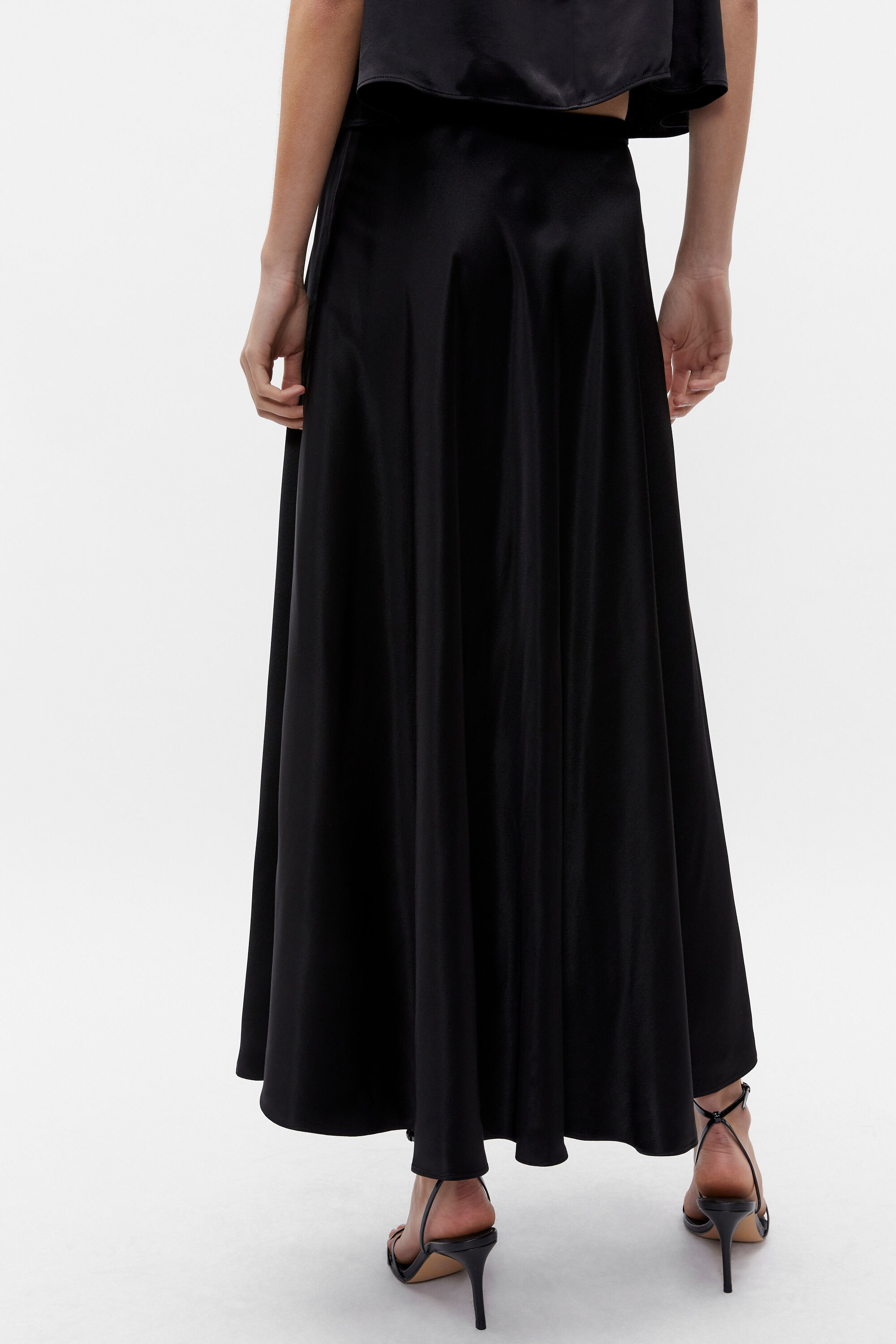 Satin Circle Skirt