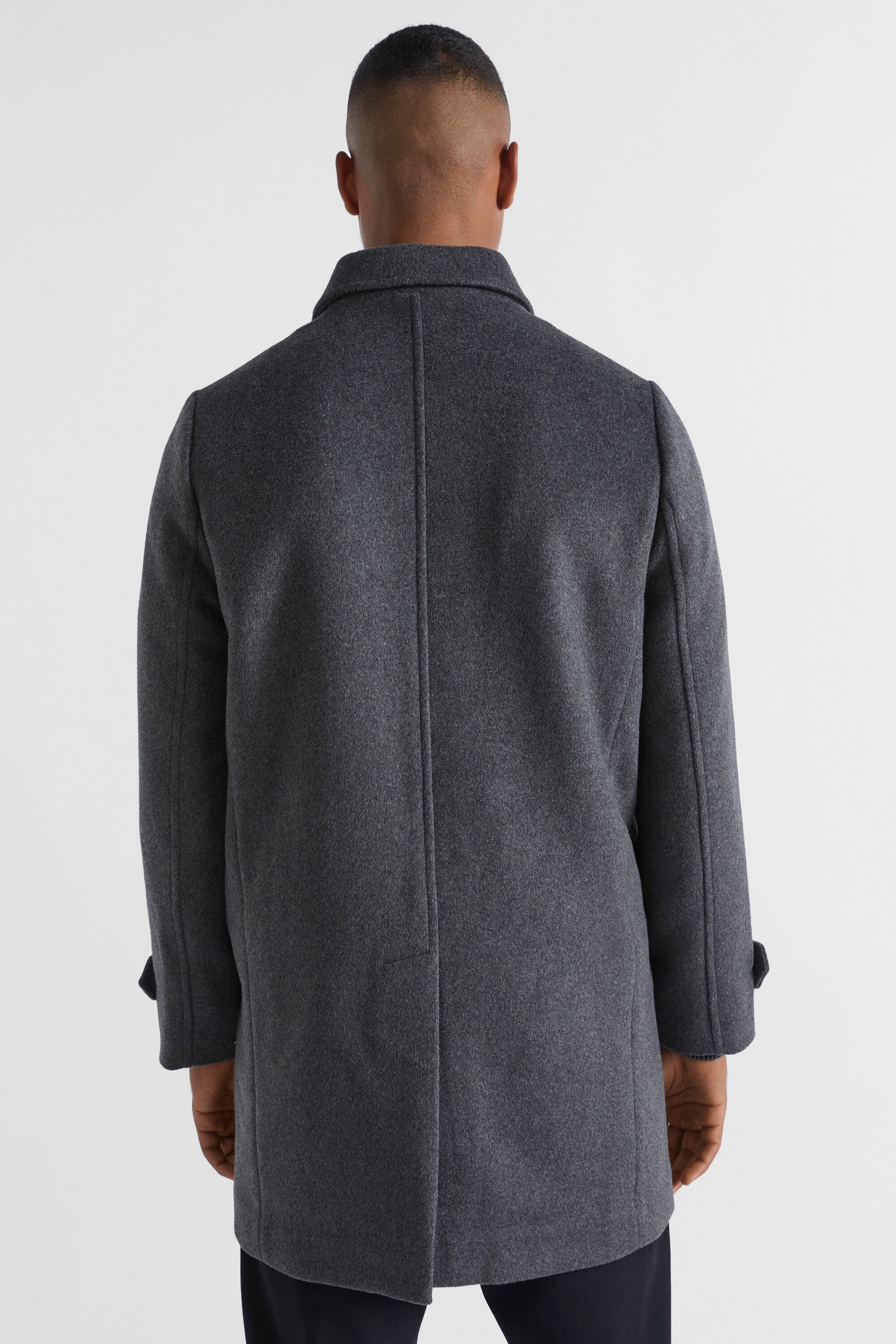 Wool mac coat mens clearance