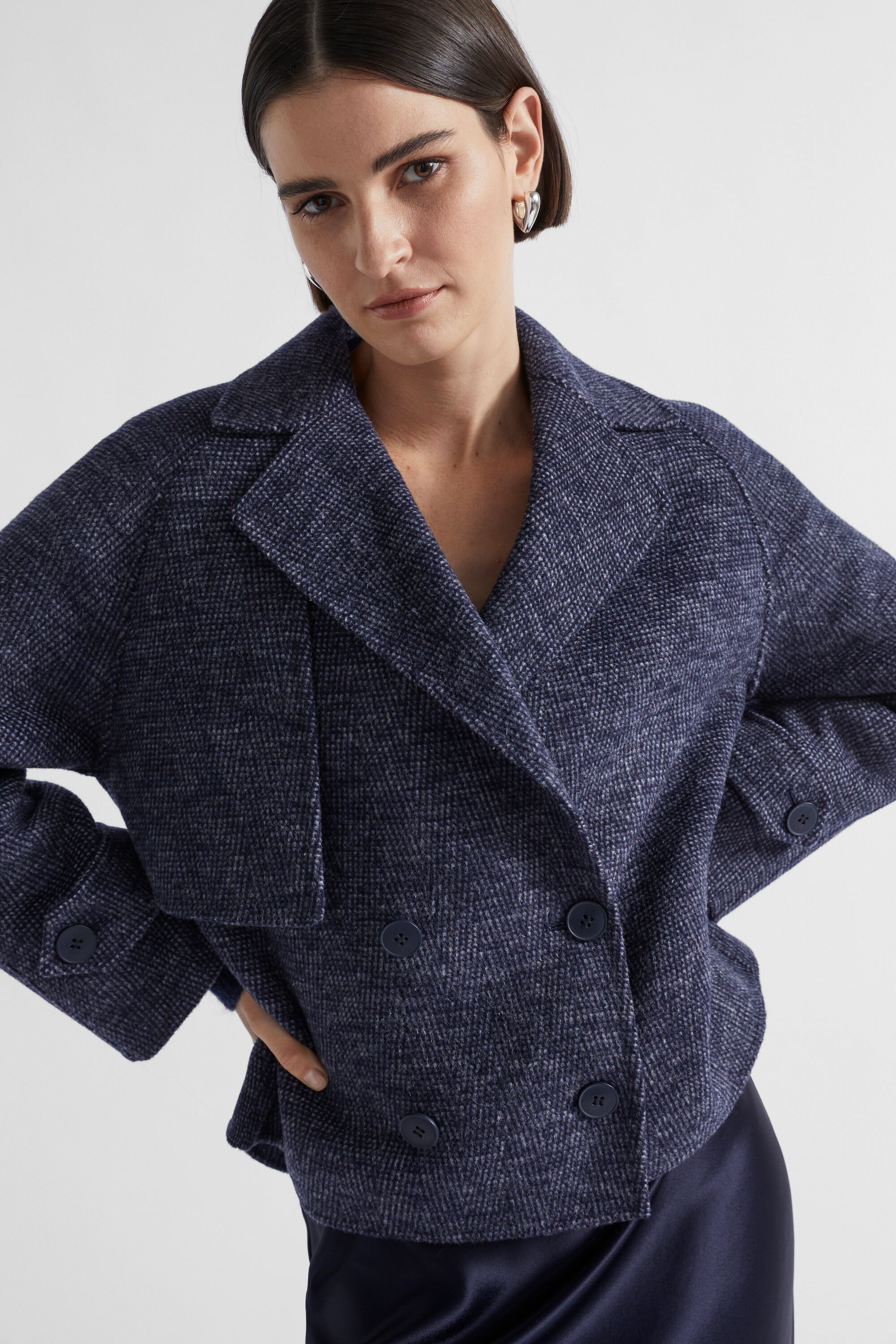 Wool Blend Swing Jacket Seed Heritage