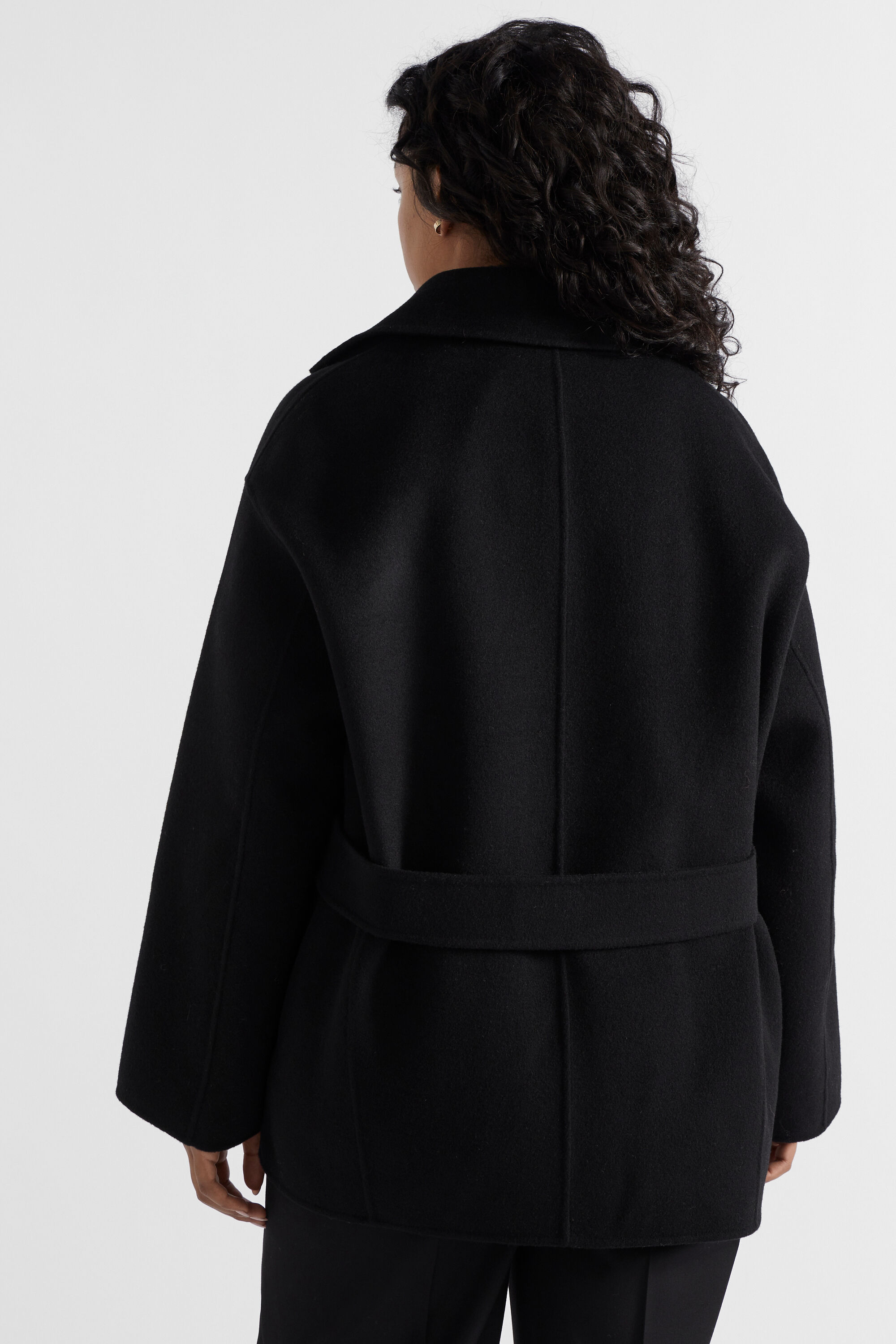 Wool blend boxy coat new arrivals