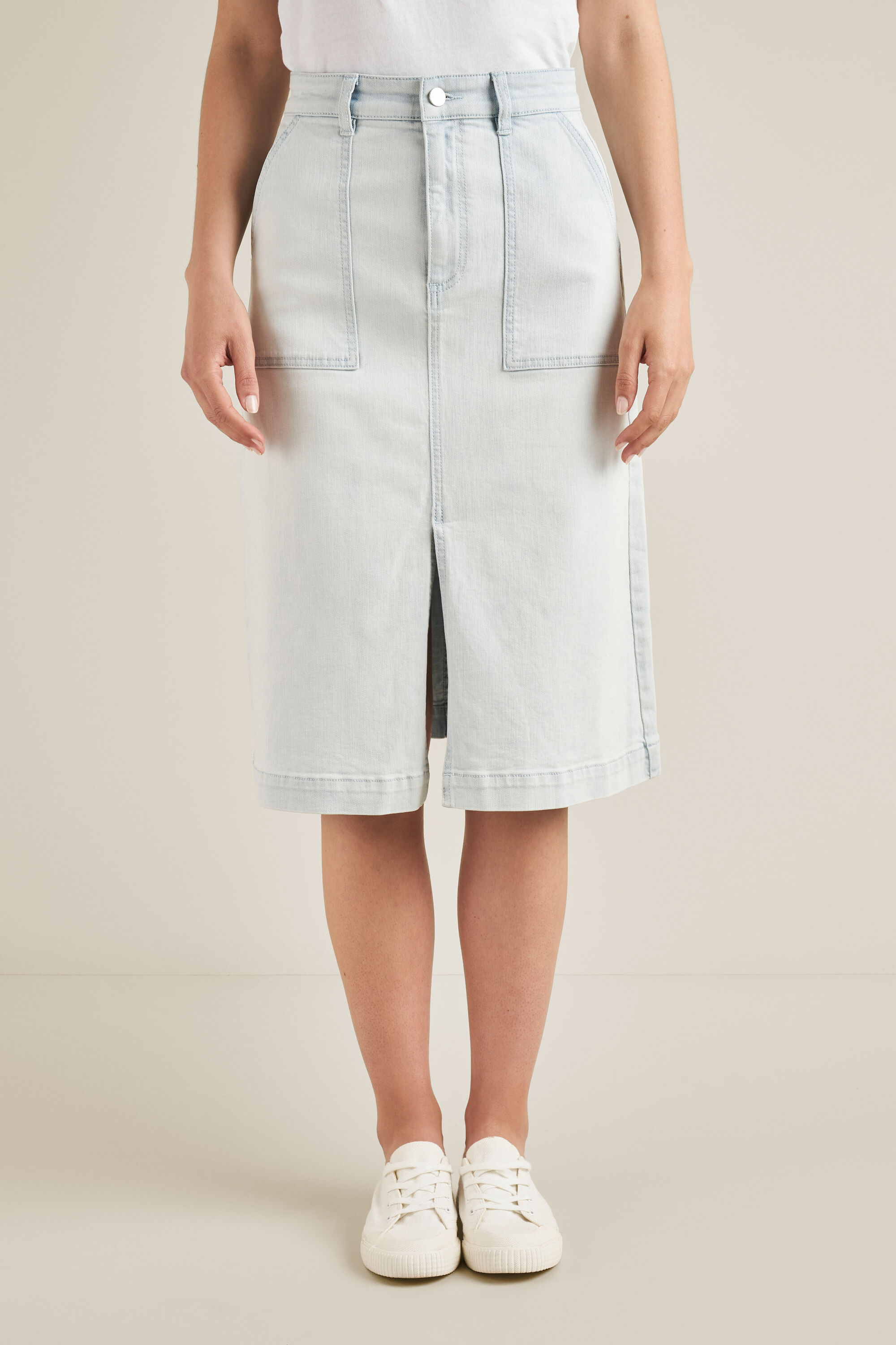 Seed a line denim skirt sales