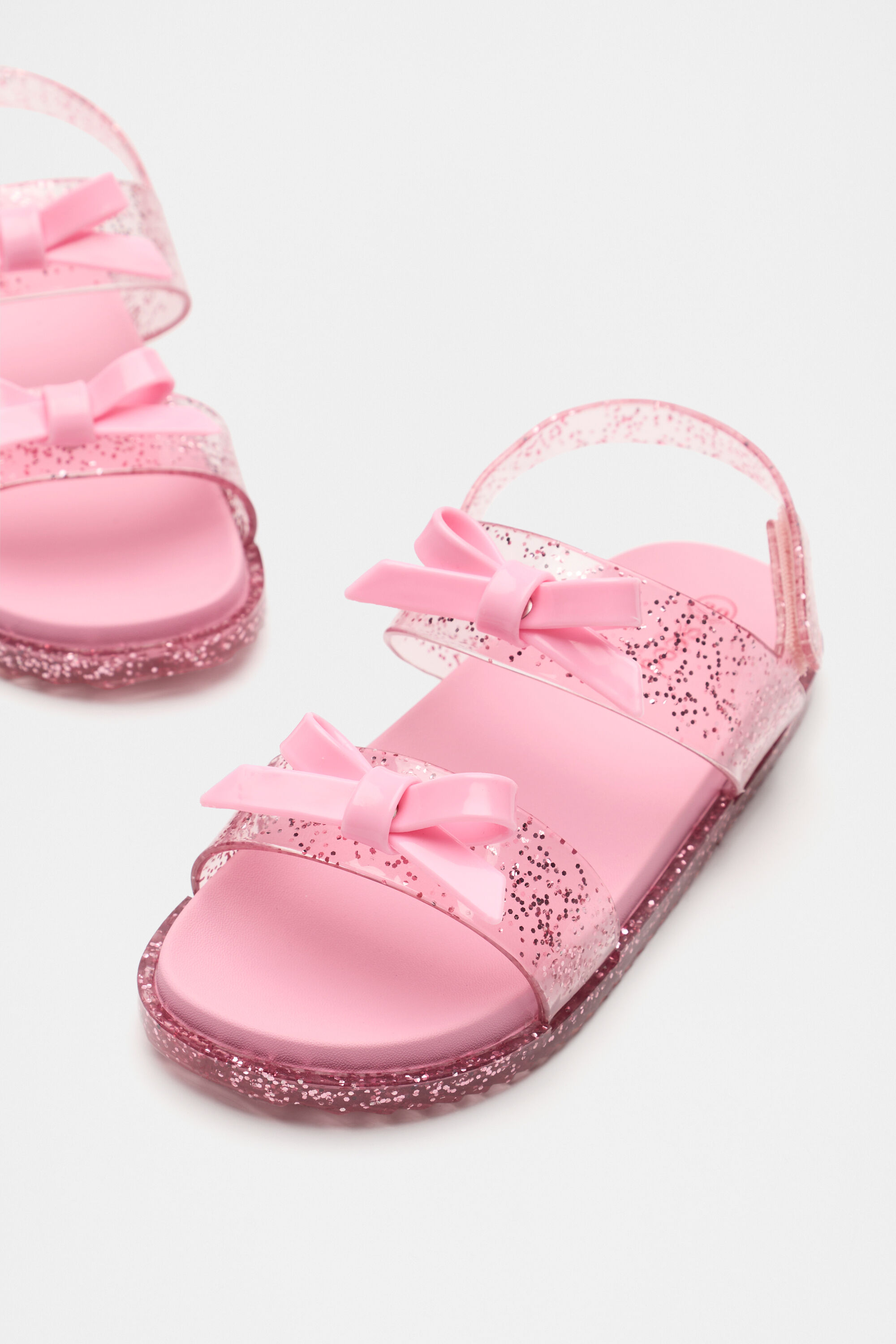Rhinestone bow jelly sandals online
