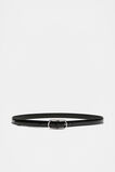 Angelina Narrow Belt  Black Silver  hi-res