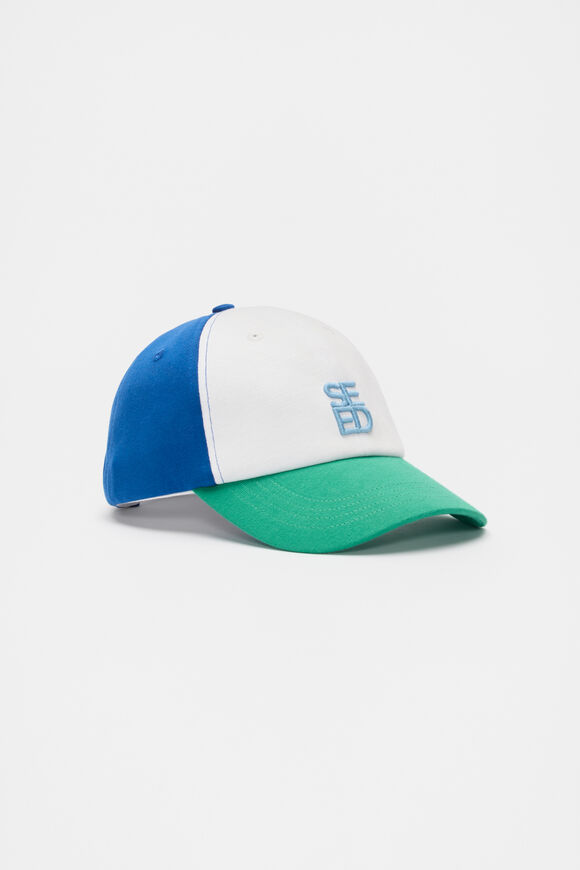 Colour Block Tennis Cap  Multi  hi-res