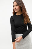 Core Rib Tee  Black  hi-res