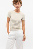 Heritage Rib Tee  Oat  hi-res