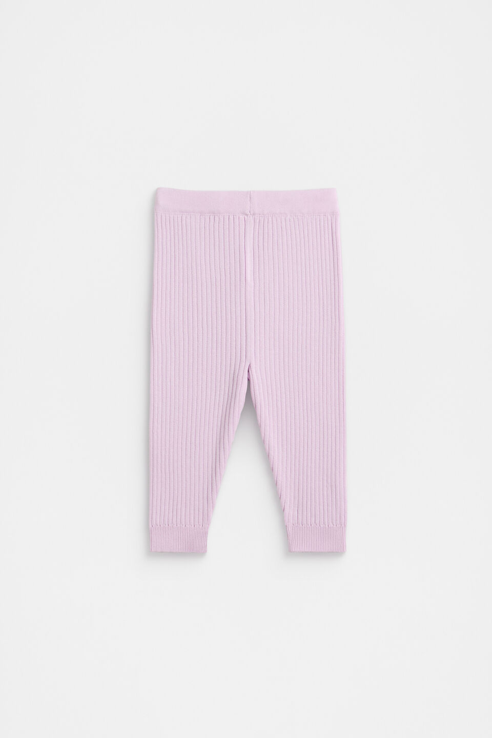 Rib Knit Legging  Soft Lilac