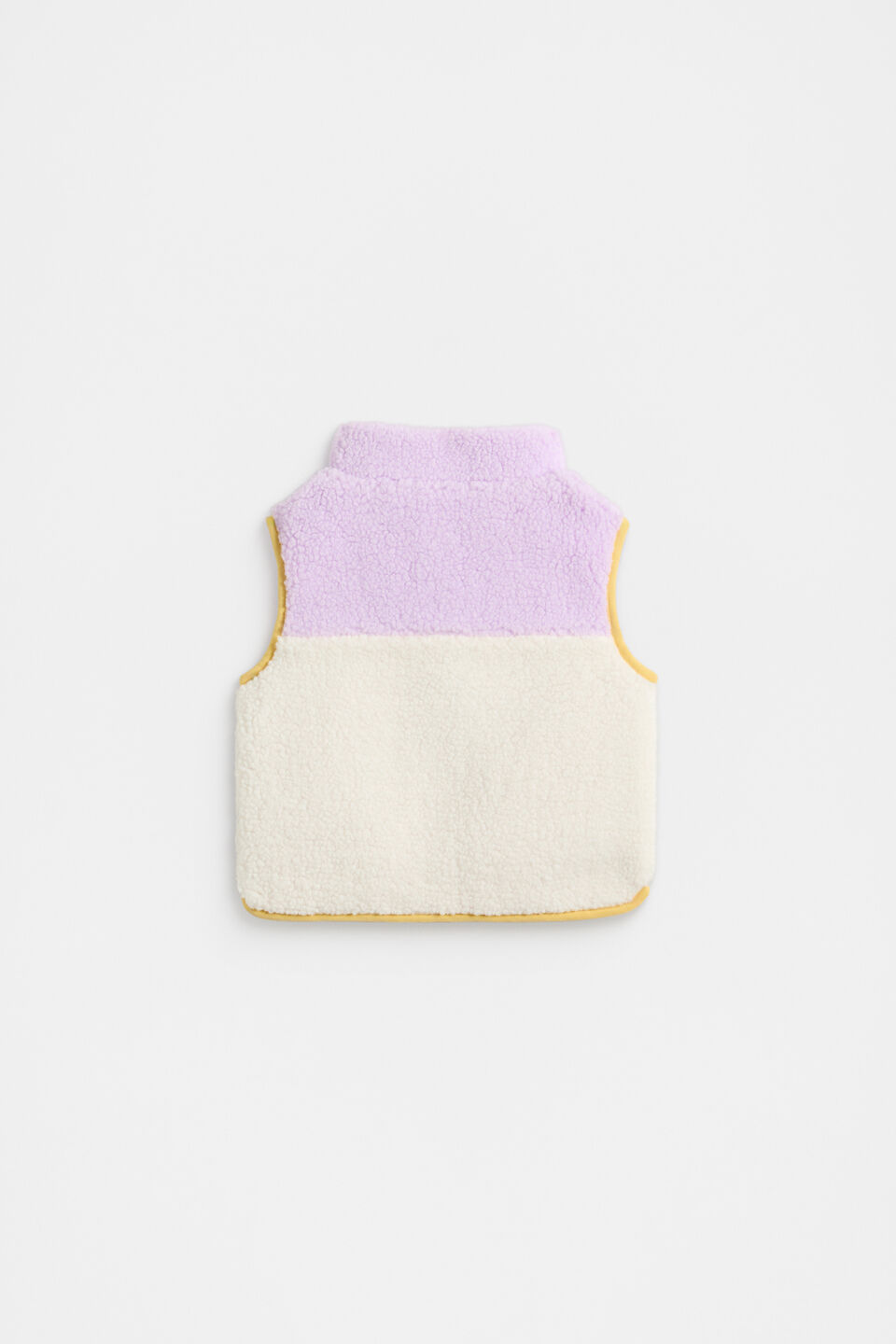 Spliced Teddy Vest  Multi