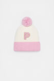 Colourblock Initial Beanie  P  hi-res