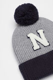 Colourblock Initial Beanie  N  hi-res