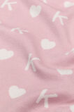 Heart Initial Blanket  K  hi-res