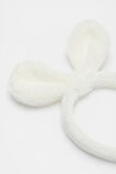 Fluffy Knot Bunny Ears Head Band  Classic Cream  hi-res
