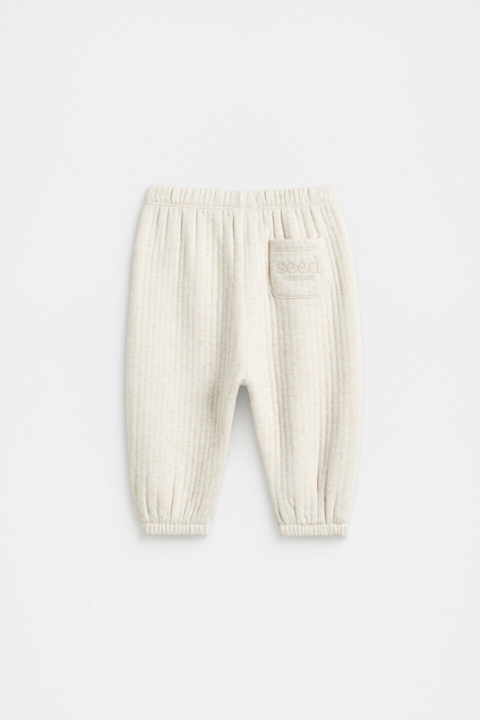 Quilted Pant  Snow Marle