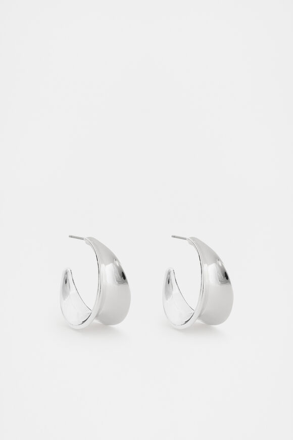 Inverted Hoop  Silver  hi-res
