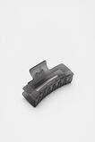 Mini Rectangle Hair Claw  Black  hi-res