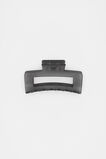Mini Rectangle Hair Claw  Black  hi-res