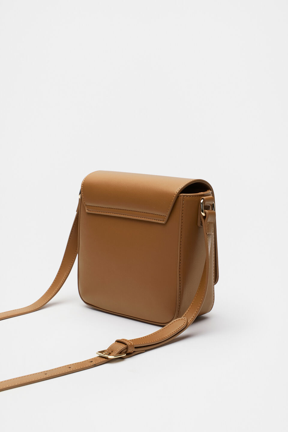 Boxy Crossbody Bag  Toffee