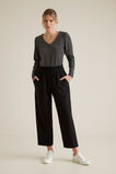 Stripe Puff Sleeve Top    hi-res