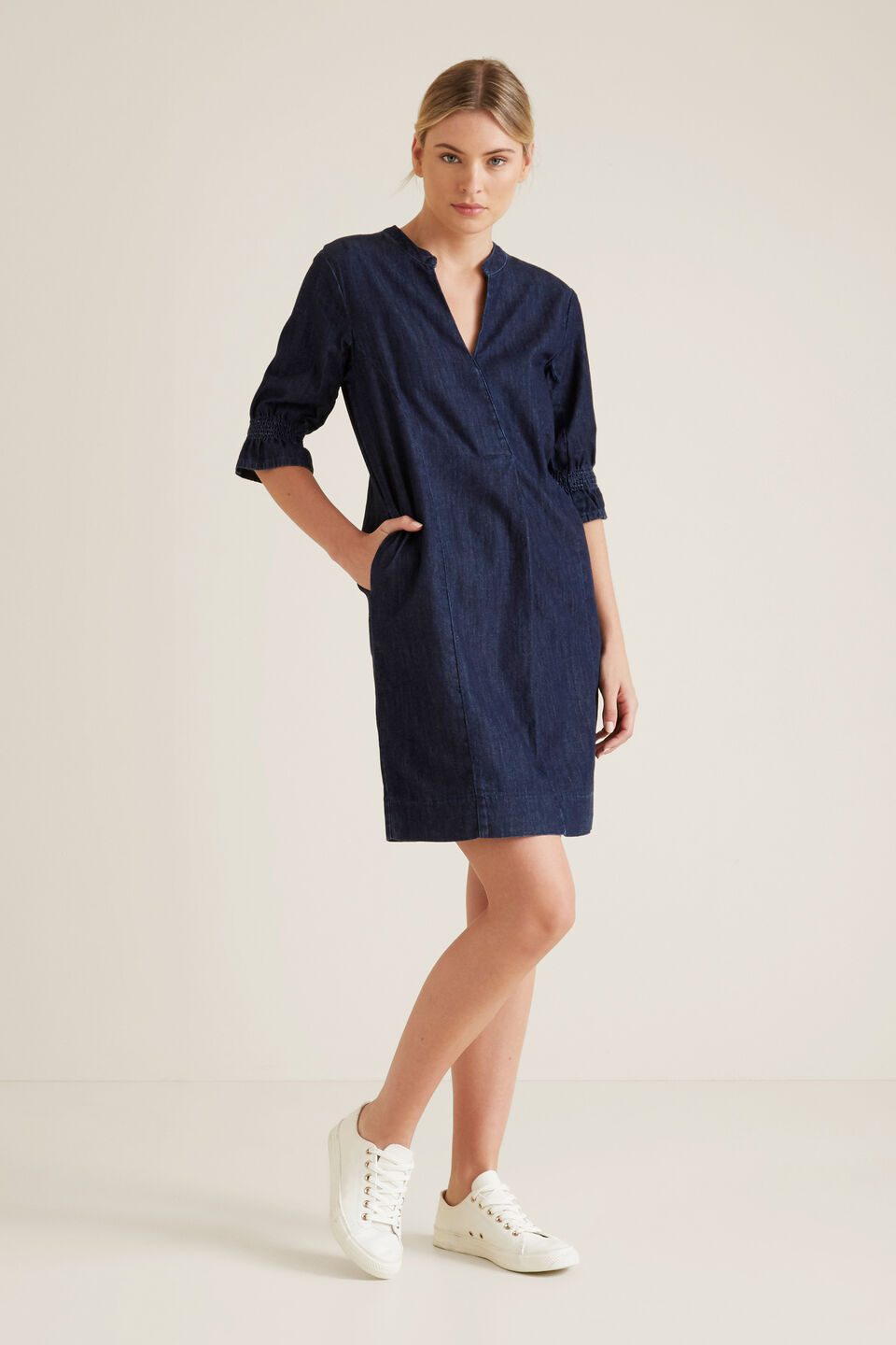 Chambray Dress  