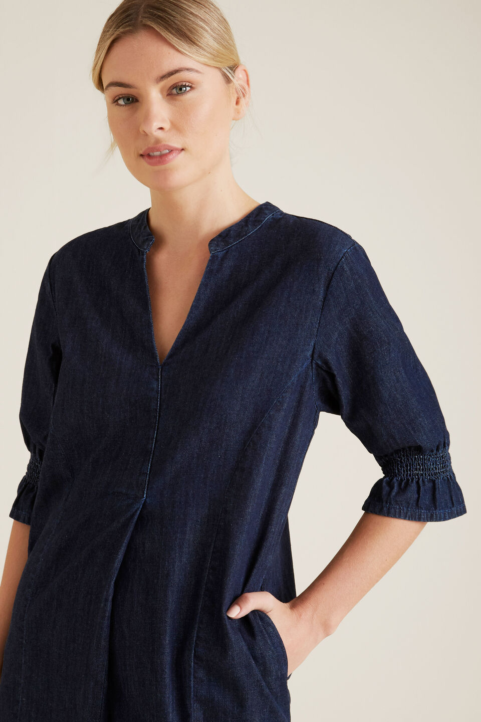 Chambray Dress  