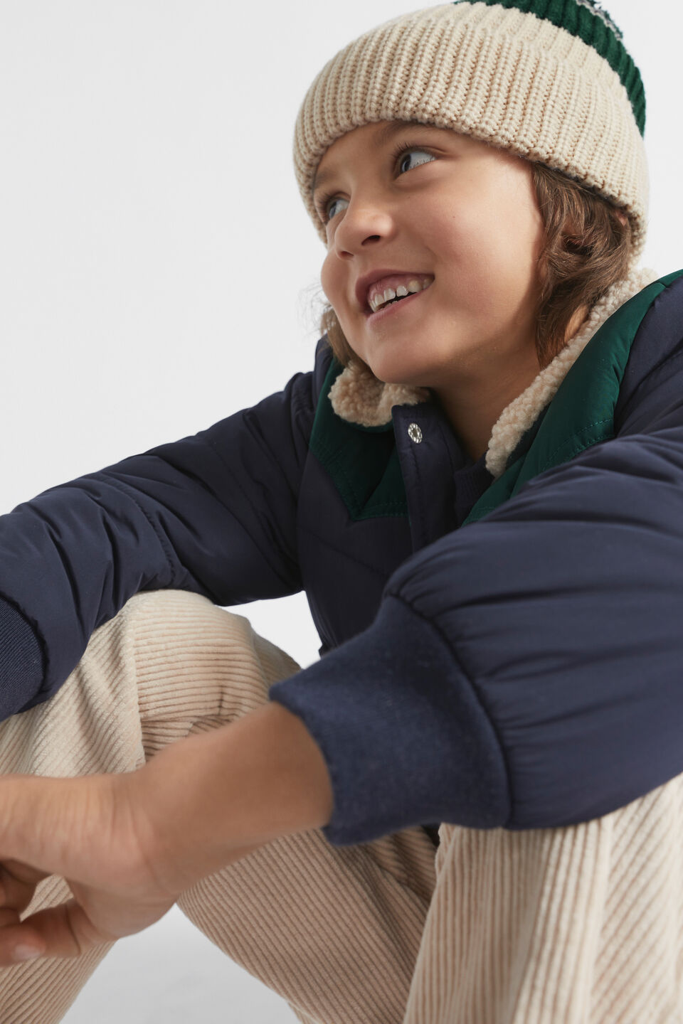 Stripe Knit Beanie  Multi