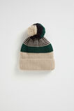 Stripe Knit Beanie  Multi  hi-res