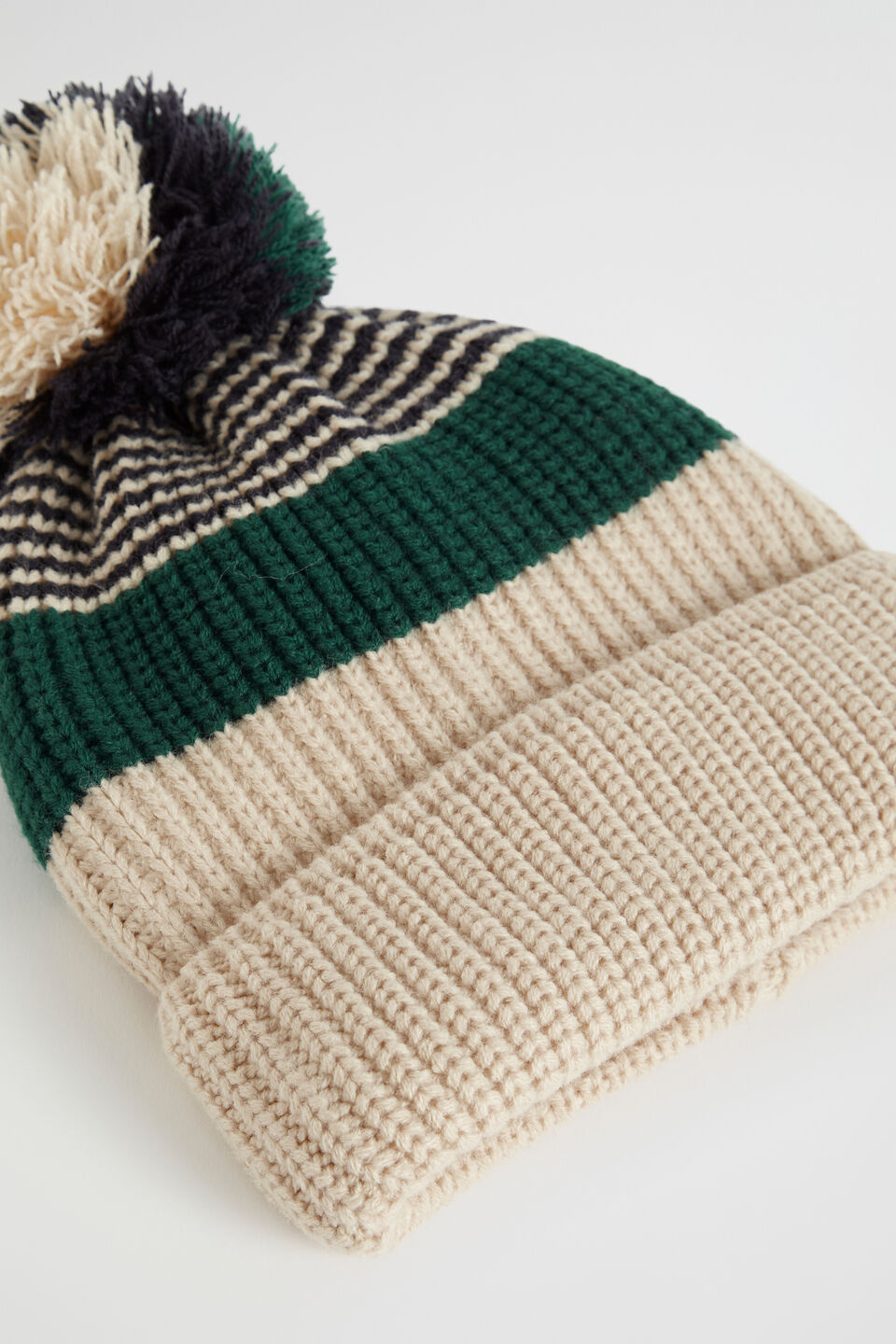 Stripe Knit Beanie  Multi