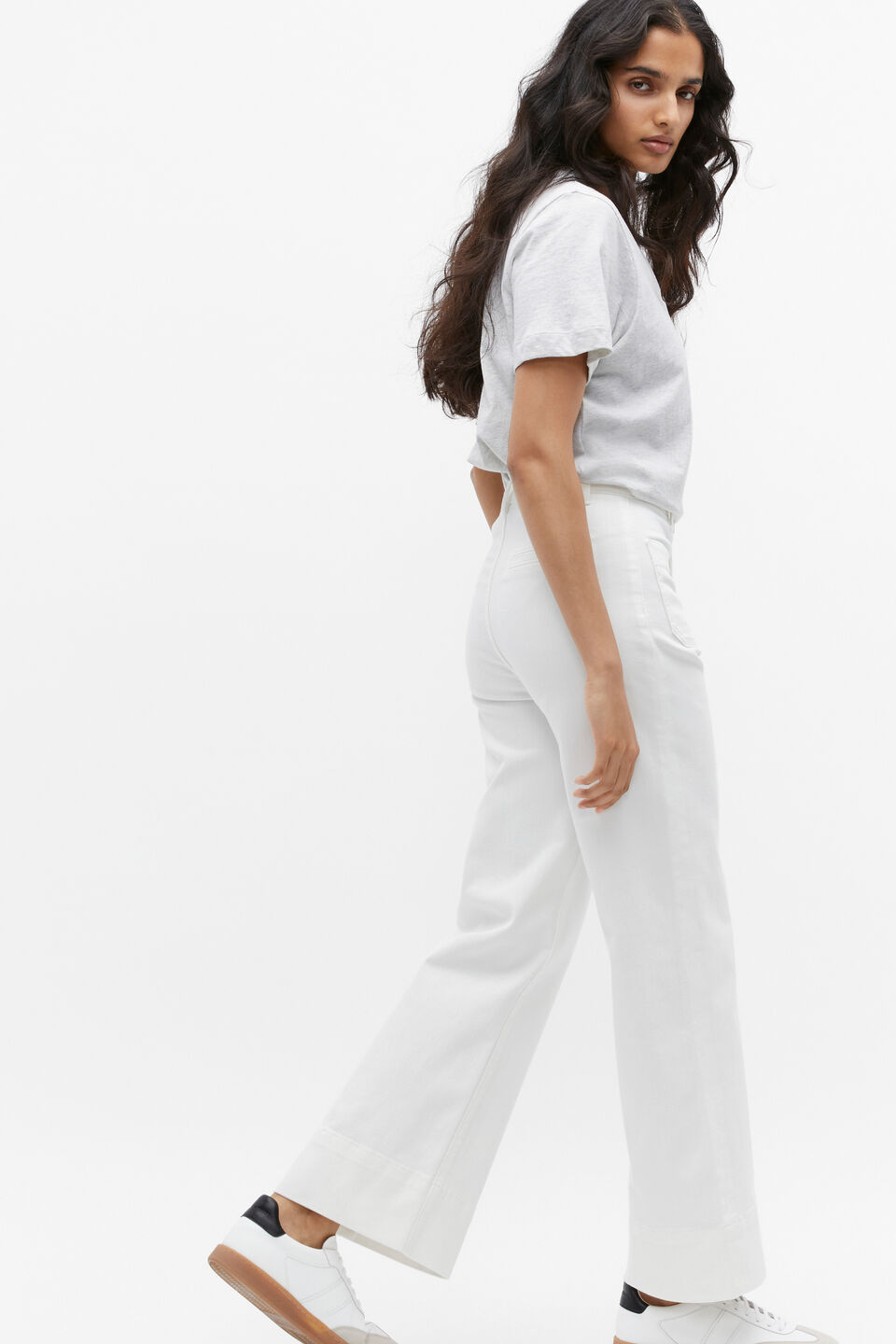 Core Neat Tee  Light Grey Marle