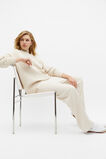 Mock Neck Oversized Knit  Vanilla Cream Marle  hi-res