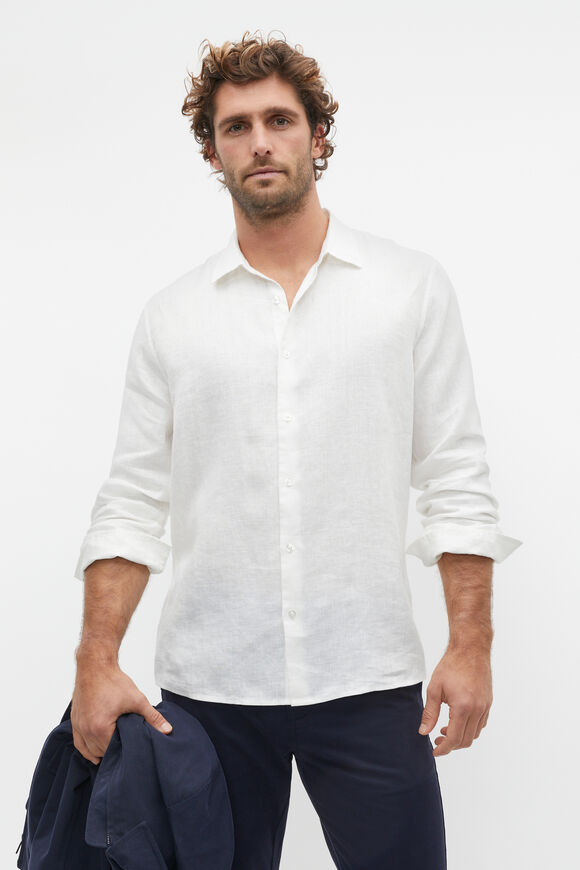 Linen Shirt  Vintage White  hi-res