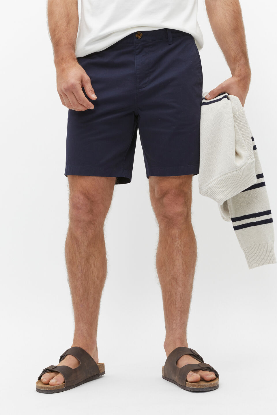 Chino Short  Midnight Blue