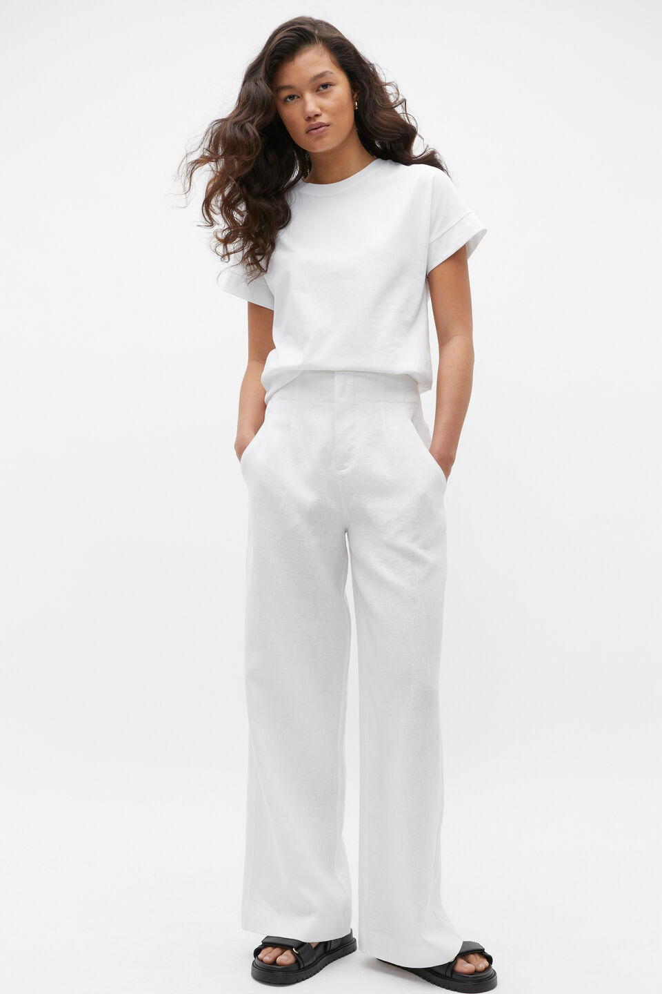 Core Longline Tee  Whisper White